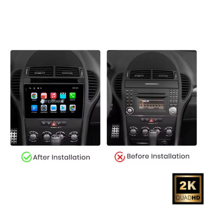 Autoradio per Mercedes Benz SLK R171 9" 2K | 2011-2014 | Android | Bluetooth | CarPlay | Android Auto | 12/256GB Ram