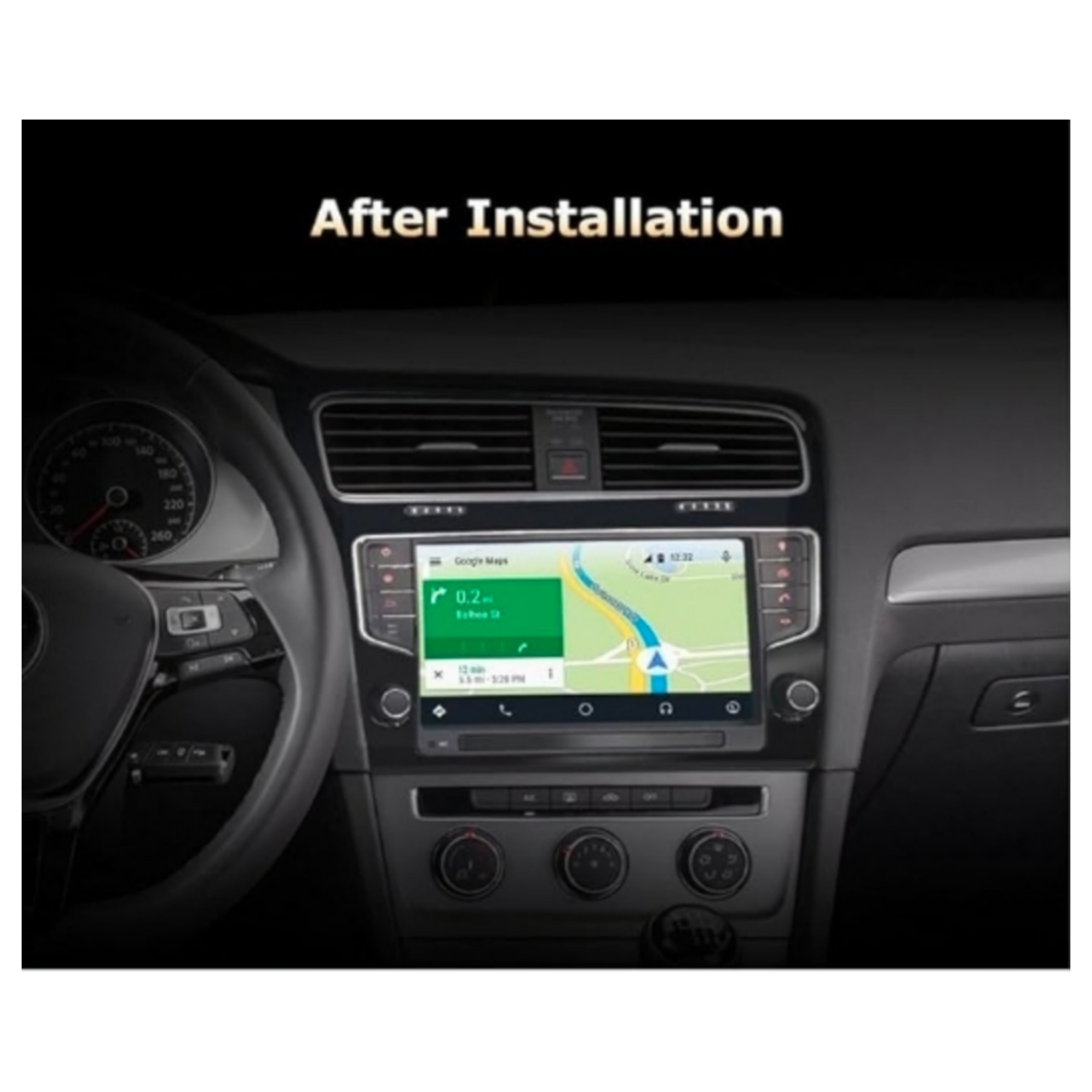 Autoradio per Volkswagen Golf MK7 9" | 2013-2017 | Android | Bluetooth | CarPlay | Android Auto | 2GB/4GB/6GB/8GB Ram