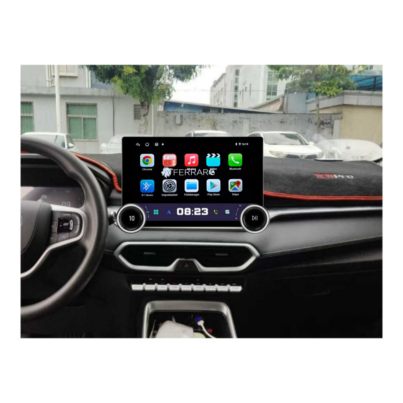 Autoradio per MG ZS 11.8" 2K | 2021-2024 | Android | Bluetooth | CarPlay | Android Auto | 4/64GB Ram