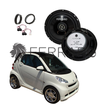 FerraroStore Kit 2 Altoparlanti | ASC-652PC | Anteriori | Smart ForTwo 451