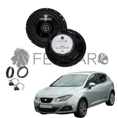 FerraroStore Kit 2 Altoparlanti | ASC-652PC | Ant o Post | Seat Ibiza 6L (2002-2008)