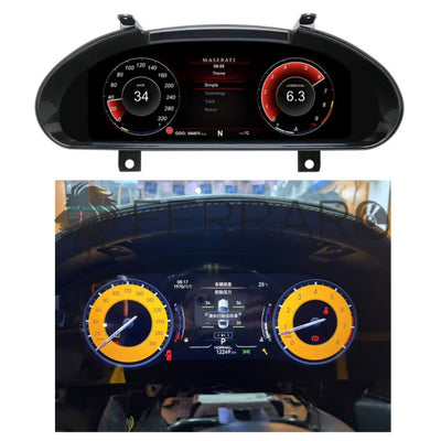 (PRENOTA) Virtual Cockpit 12.3" per Maserati Gran Turismo (2007-2019), HD Ultra, CarPlay e Android Auto