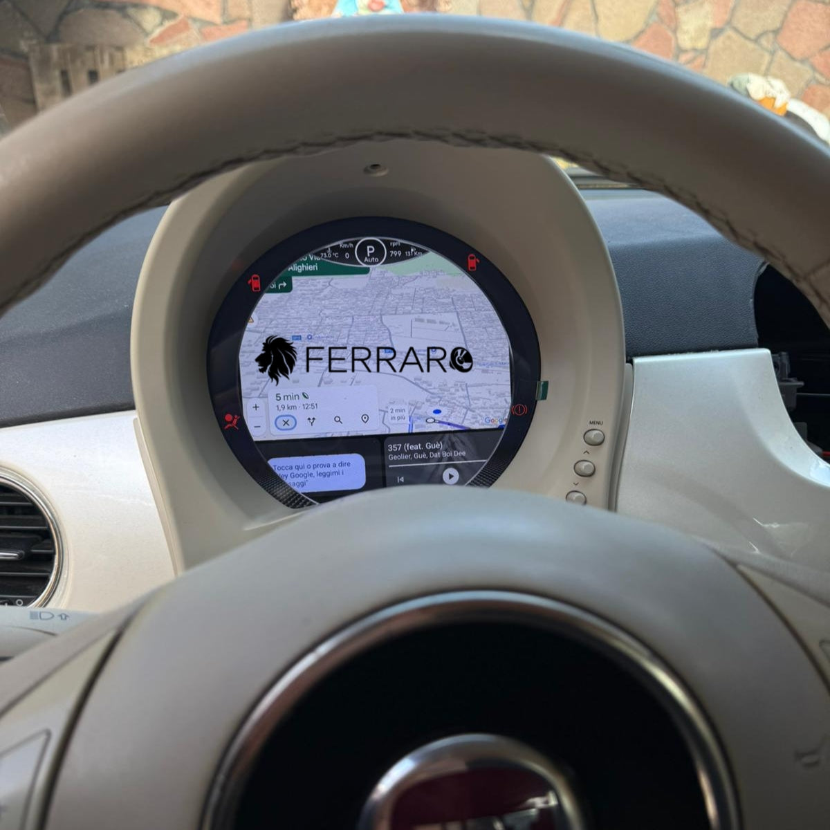 Virtual CockPit 7", Fiat 500s (2007-2015), HD Ultra