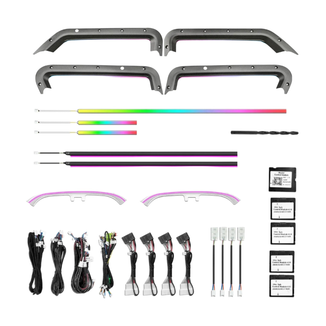 Ambient Light per Land Rover Defender L663 (2019-2026), 64 Colori RGB