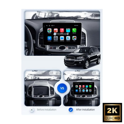 Autoradio per Chrevolet Captiva 10.1" 2K | 2011-2016 | Android | Bluetooth | CarPlay | Android Auto | 4/64GB Ram