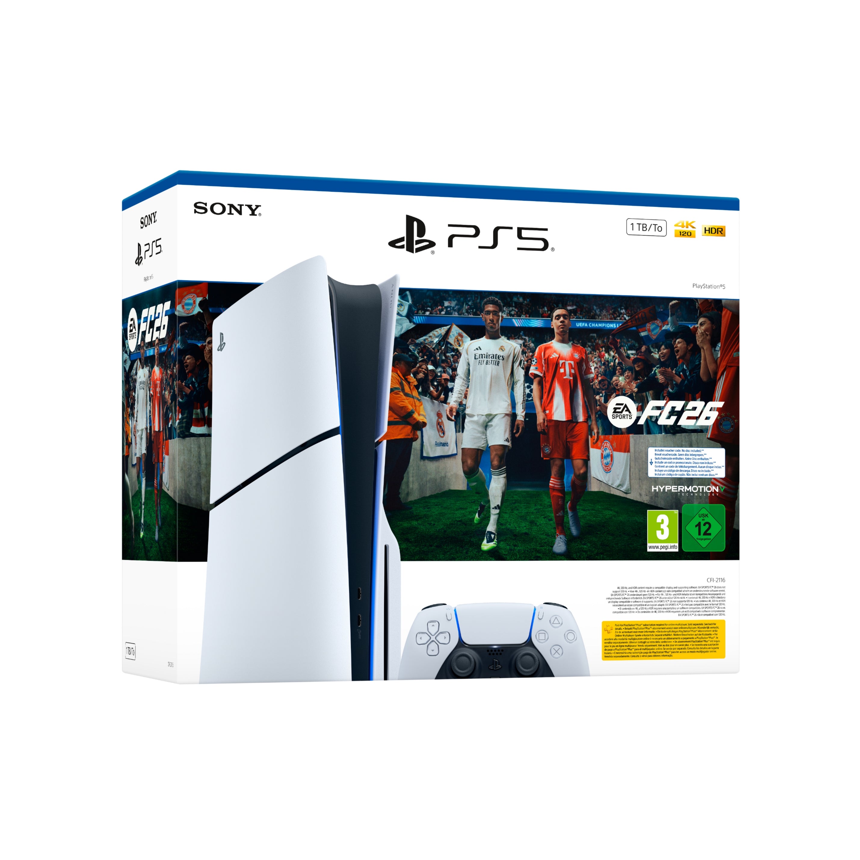 Pre-Ordine PS5 Console 1TB Standard Edition E Chassis White + FC 26 ITA