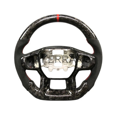 Volante Sportivo per Ford Mustang (2014-2023), Carbonio, Customizzato in Pelle