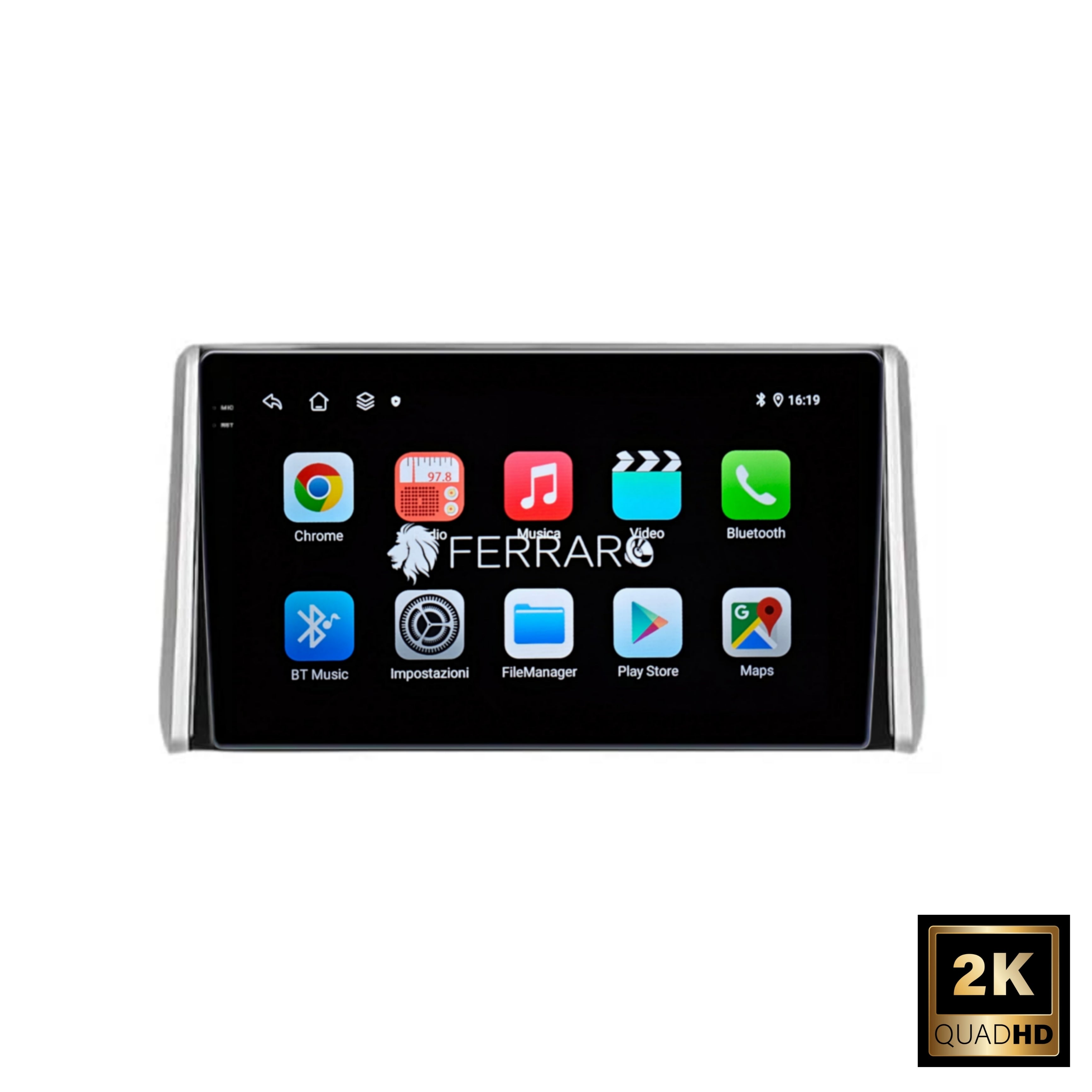 Autoradio per Toyota RAV4 | 2018-2021 | Android | Bluetooth | CarPlay | Android Auto | 12/256GB Ram