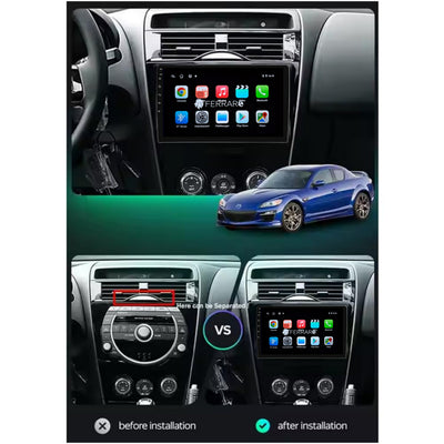 Autoradio per Mazda RX8 9" | 2003-2012 | Android | Bluetooth | CarPlay | Android Auto | 2GB/4GB/6GB/8GB Ram