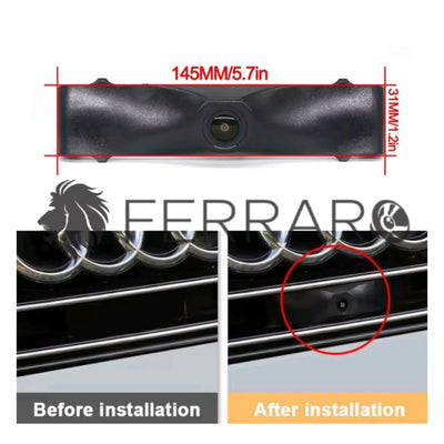 Telecamera Frontale per Audi A6 (2012-2018) | AHD, 1920x1080 | 170° Gradi