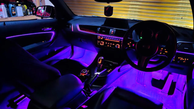 Ambient Light per BMW Serie 1 F20, F21, M140i, M135i, 116i, 118i, 120i, 125i, 64 Colori RGB