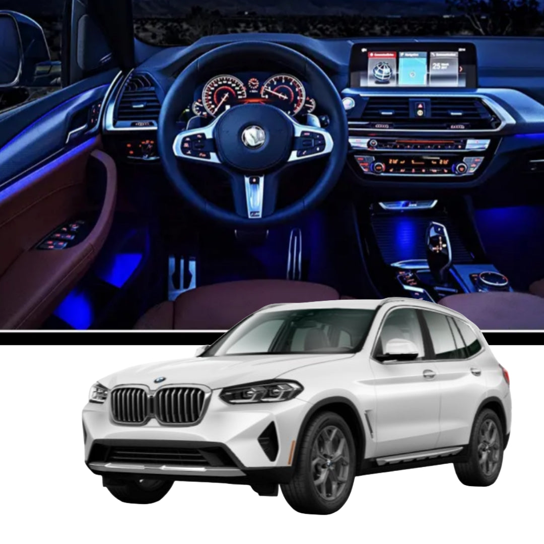 Ambient Light per BMW X3, X4, G01, G02 (2018-2023), 64 Colori RGB