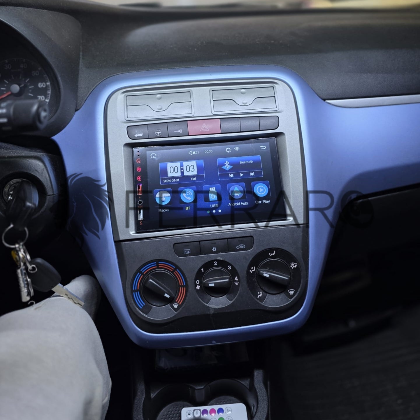 Autoradio per Fiat Grande Punto 7" | 2004-2012 | Bluetooth | Radio | USB | CarPlay + Android Auto