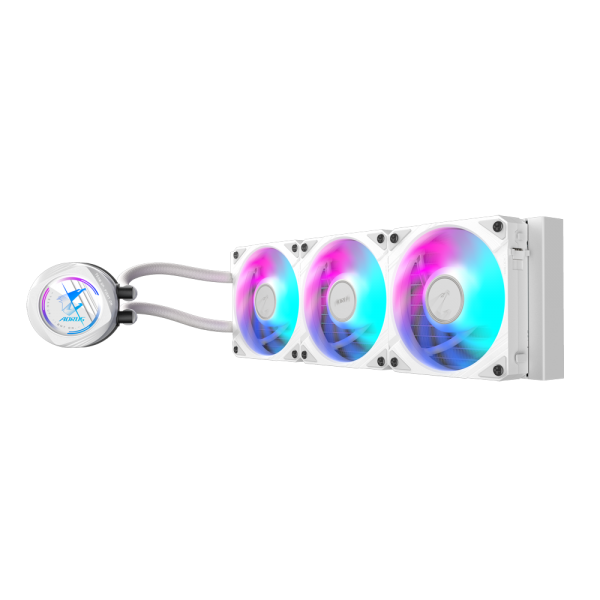 Gigabyte | AORUS WATERFORCE II 360 ICE AIO Liquid CPU Cooler, Ventole ARGB 3x120mm