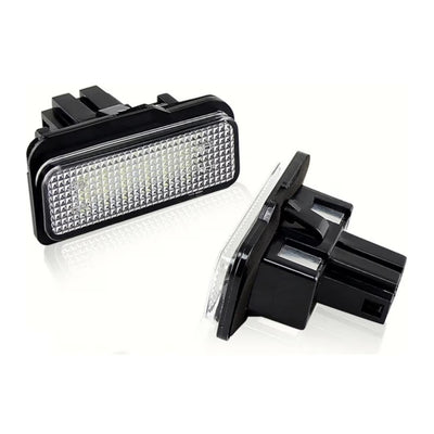 Set Luci Targa a Led per Mercedes-Benz Classe E, C, CLS W211, W219, W203 (Compatibilità in Descrizione), Plug and Play