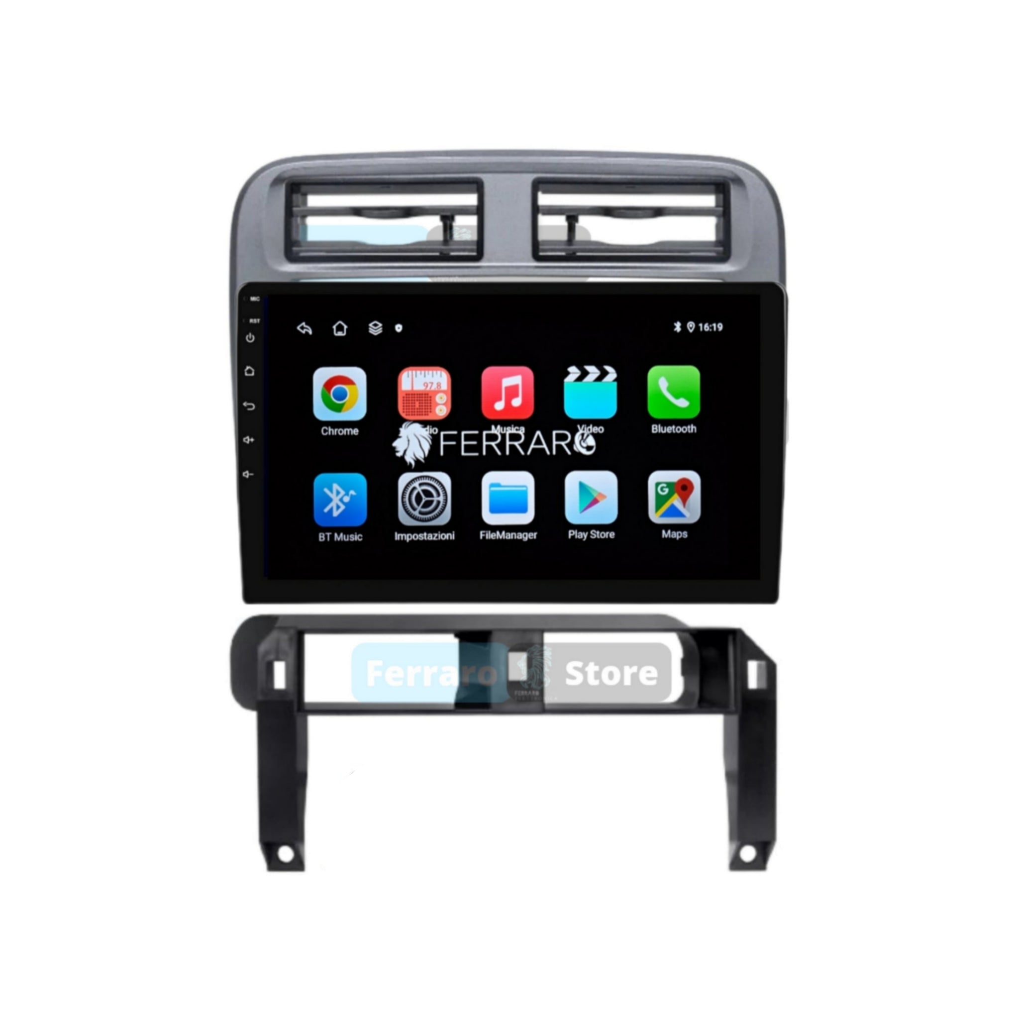 Autoradio per Fiat Grande Punto 9" | 2004-2012 | Android | Bluetooth | CarPlay | Android Auto | 2GB/4GB/6GB/8GB Ram