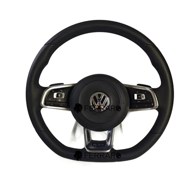 (PRENOTA) Volante per Volkswagen, 7ª Generazione, Filo Nero, Senza Etichetta, R