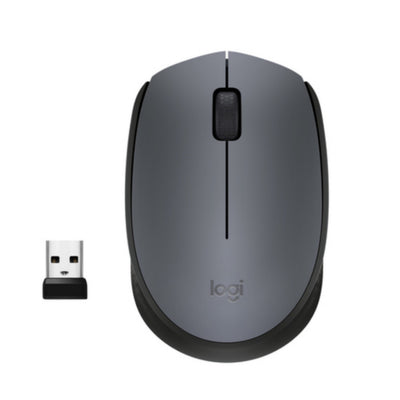 Logitech Mouse Ottico, Wireless, M170, Grigio, 910-004642