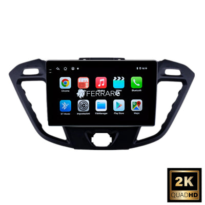 Autoradio per Ford Tourneo Custom | Transit 9" 2K | 2012-2018 | Android | Bluetooth | CarPlay | Android Auto | 12/256GB Ram