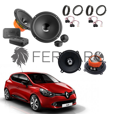 Hertz Kit 6 Casse | DSK 165.3 | DCX 130.3 | Ant/Post | Renault Clio 4ª Serie dal 2012>