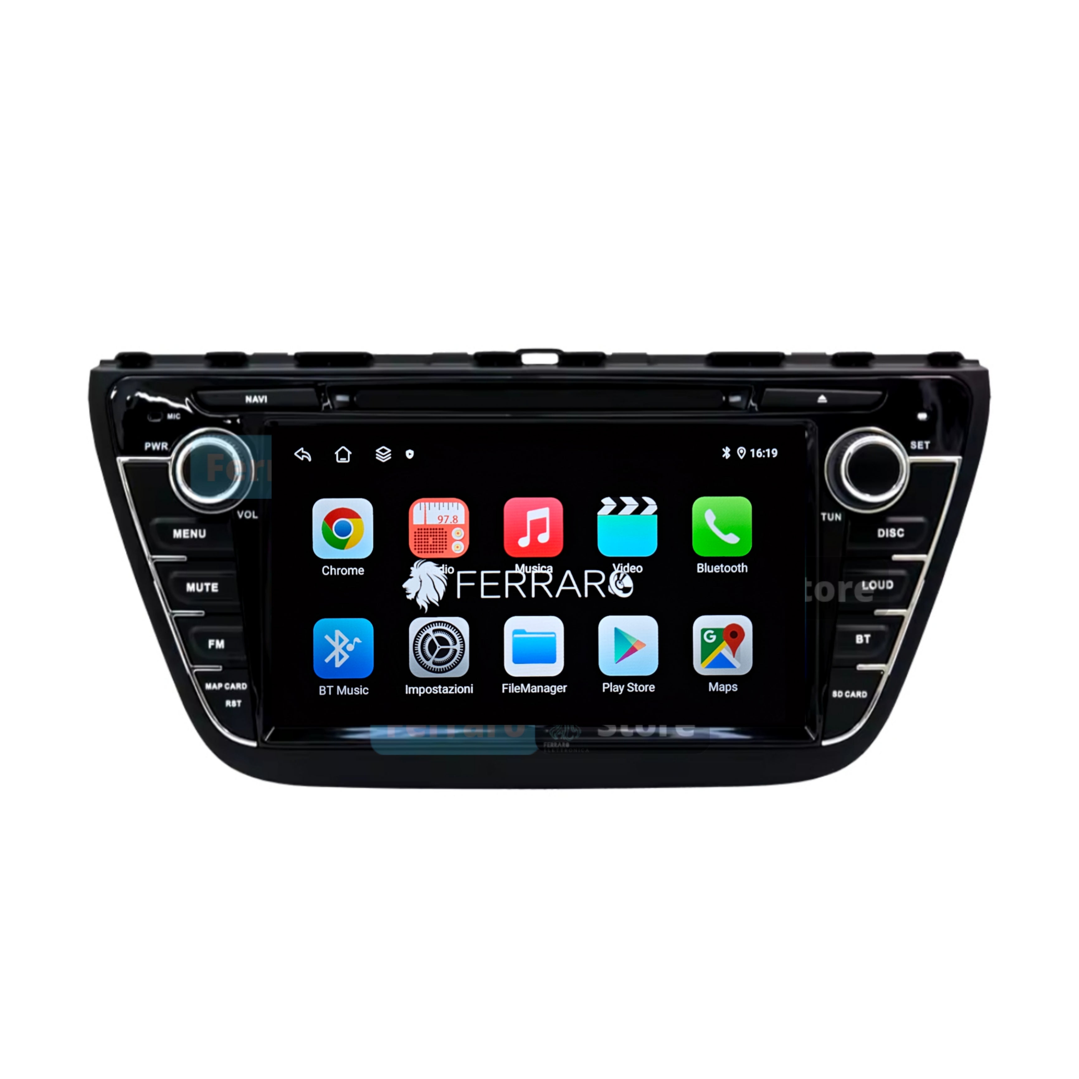 Autoradio per Suzuki SX4 S-Cross 8" | 2012-2016 | Android | Bluetooth | CarPlay | Android Auto | 4GB/8GB Ram