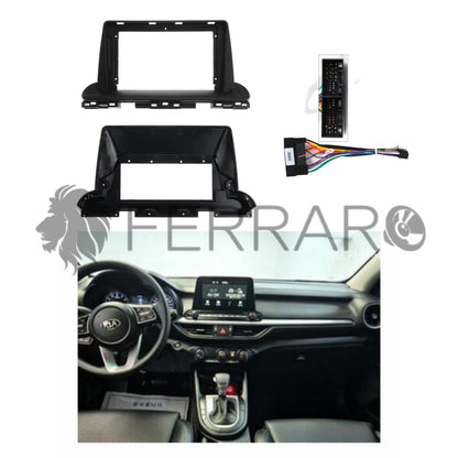 Kit Montaggio Autoradio 9"Pollici, Kia Cerato, Kia K3 (Dal 2018>) Mascherina, Cablaggio per Autoradio Android