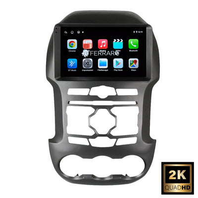 Autoradio per Ford Ranger T6 9" 2K | 2011-2015 | Android | Bluetooth | CarPlay | Android Auto | 12/256GB Ram