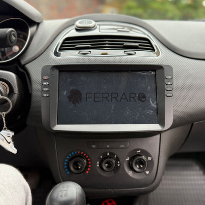 Kit Montaggio Autoradio 9"Pollici Fiat Punto Evo (2009>), Mascherina, Cablaggio per Autoradio Android