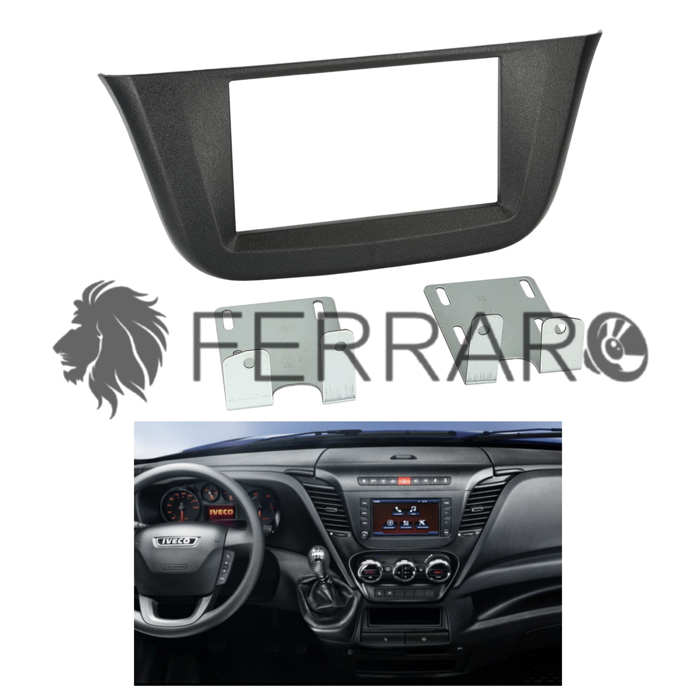 Mascherina 2DIN per Iveco Daily dal 2014>