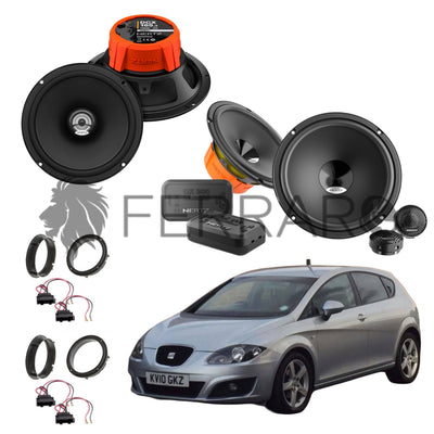 Hertz Kit 6 Casse | DSK 165.3 | DCX 165.3 | Ant/Post | Seat Leon MK2 (2005-2012)