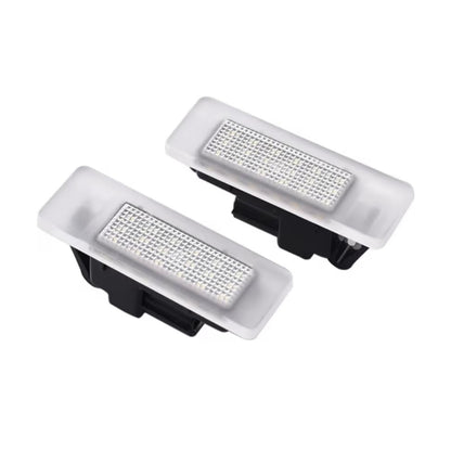 Set Luci Targa a Led per Renault, Infiniti, Nissan, Dacia (Compatibilità in Descrizione), Plug and Play