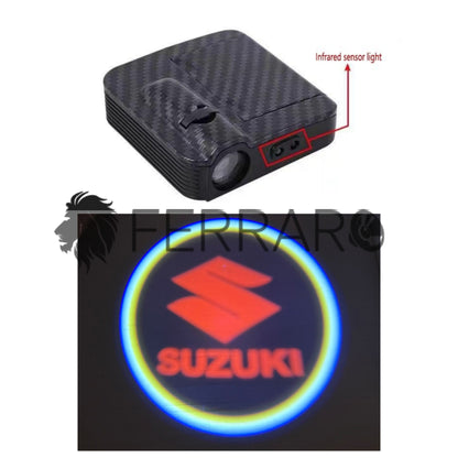 SUZUKI Door Sill Light - Wireless, Battery Operated, Complete KIT with Magnet.
