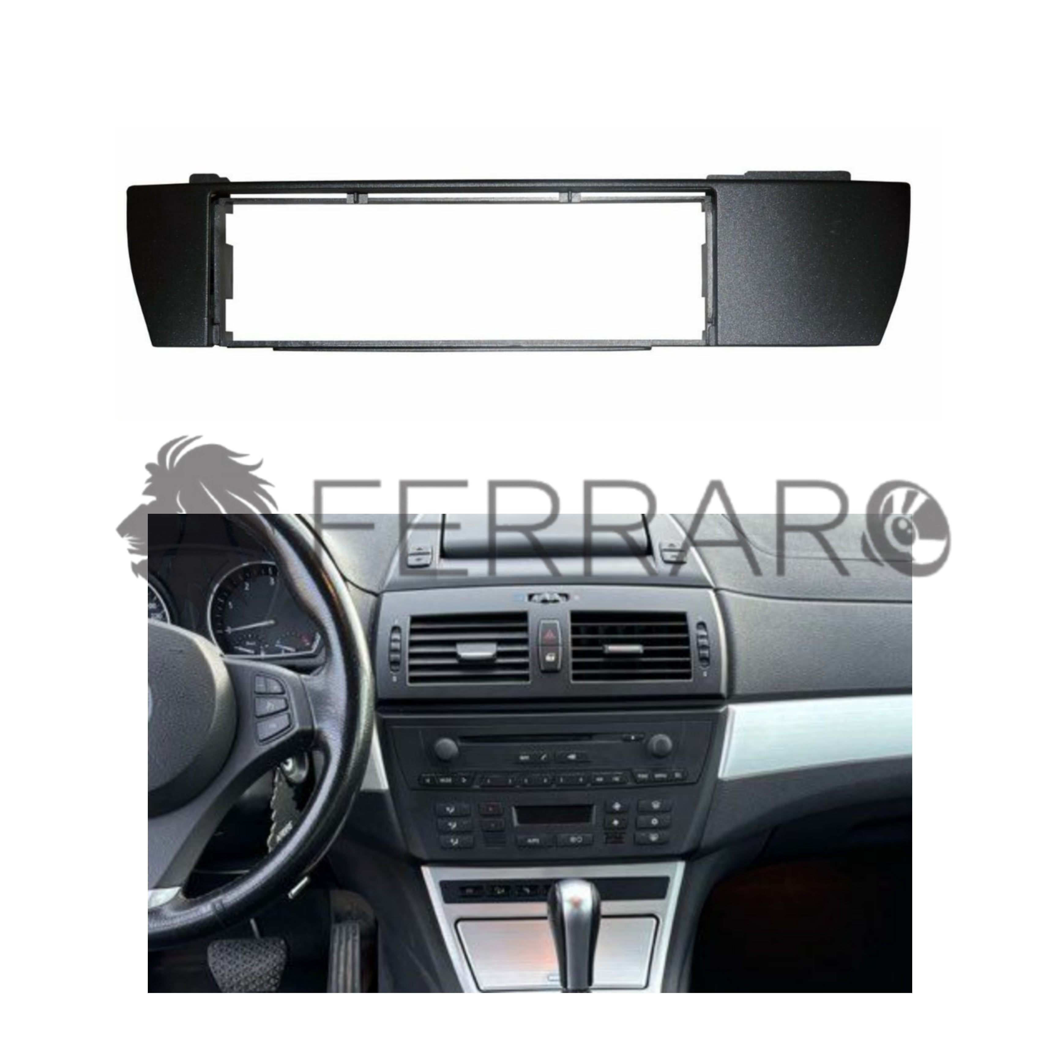 Car Radio Panel Kit, 1DIN, BMW X3 Chass E83, 2004 - 2011