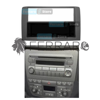 Mascherina 1DIN con Cassetto, per Lancia Musa e Fiat Idea