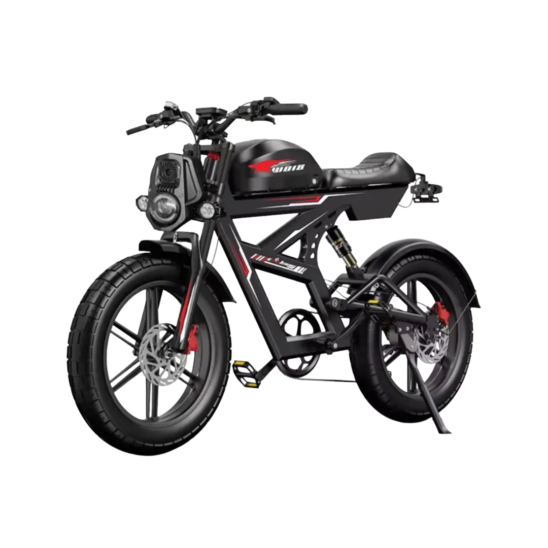 FerraroStore WO18, Bici Elettrica Pieghevole, 20*4.5", Batteria 48V