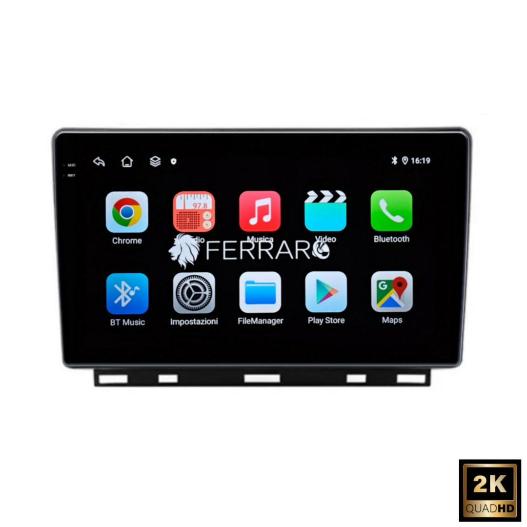 Autoradio per Renault Captur 9" 2K | 2020-2024 | Android | Bluetooth | CarPlay | Android Auto | 12/256GB Ram