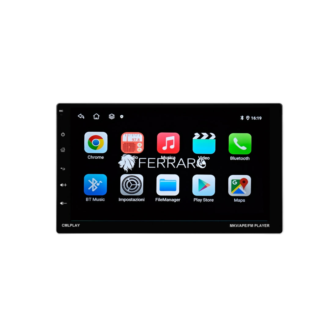 Autoradio per Fiat Panda 3a Serie 1Din 9" | Android | Bluetooth | Estraibile | CarPlay | Android Auto | 2/32GB Ram
