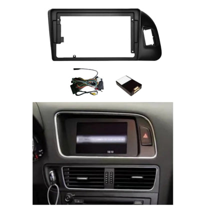 Kit Montaggio Autoradio 9"Pollici Audi Q5, CON MMI (2009-2018) Mascherina, Cablaggio Autoradio Android