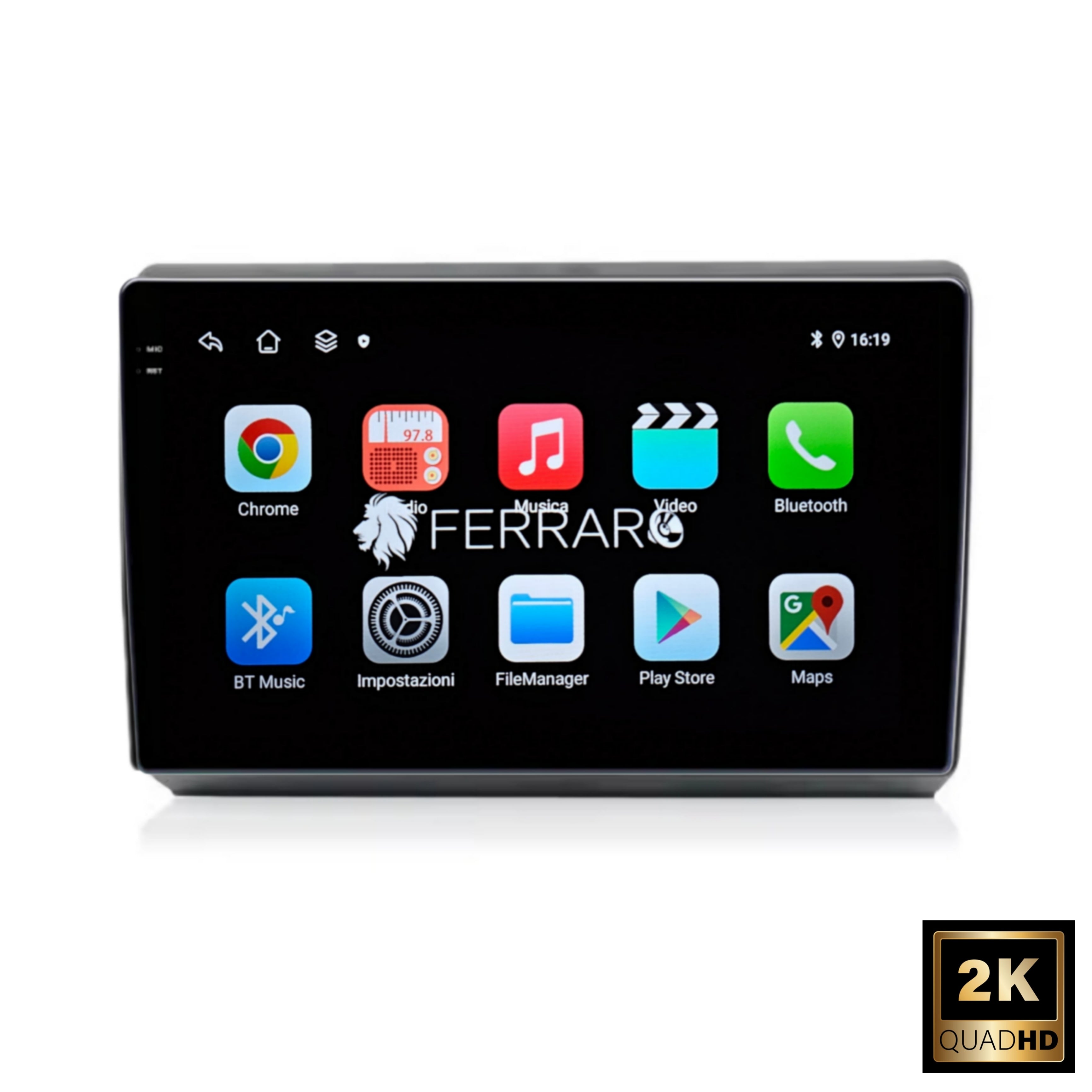 Autoradio per Volkswagen Caddy 9" 2K | 2005-2015 | Android | Bluetooth | CarPlay | Android Auto | 12/256GB Ram
