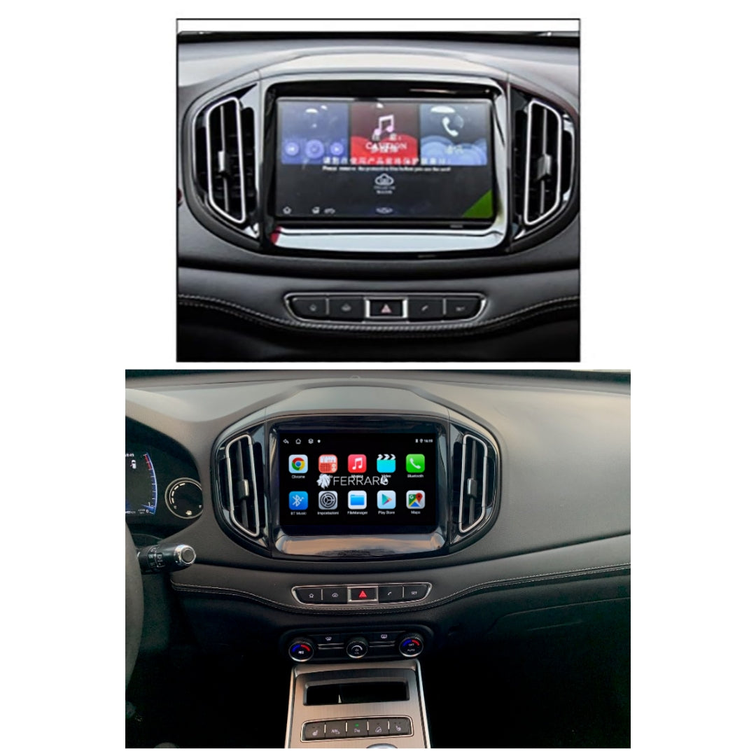 Autoradio per DR F35 (2018-2023) 9" 2K, Android, Bluetooth, CarPlay, Android Auto, 12/256GB Ram