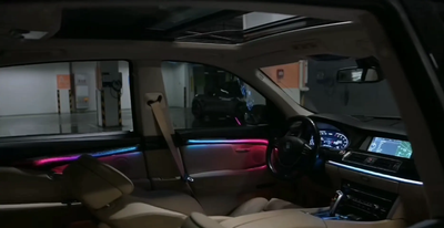 Ambient Light per BMW Serie Gran Turismo F07 (2009-2017), 256 Colori RGB