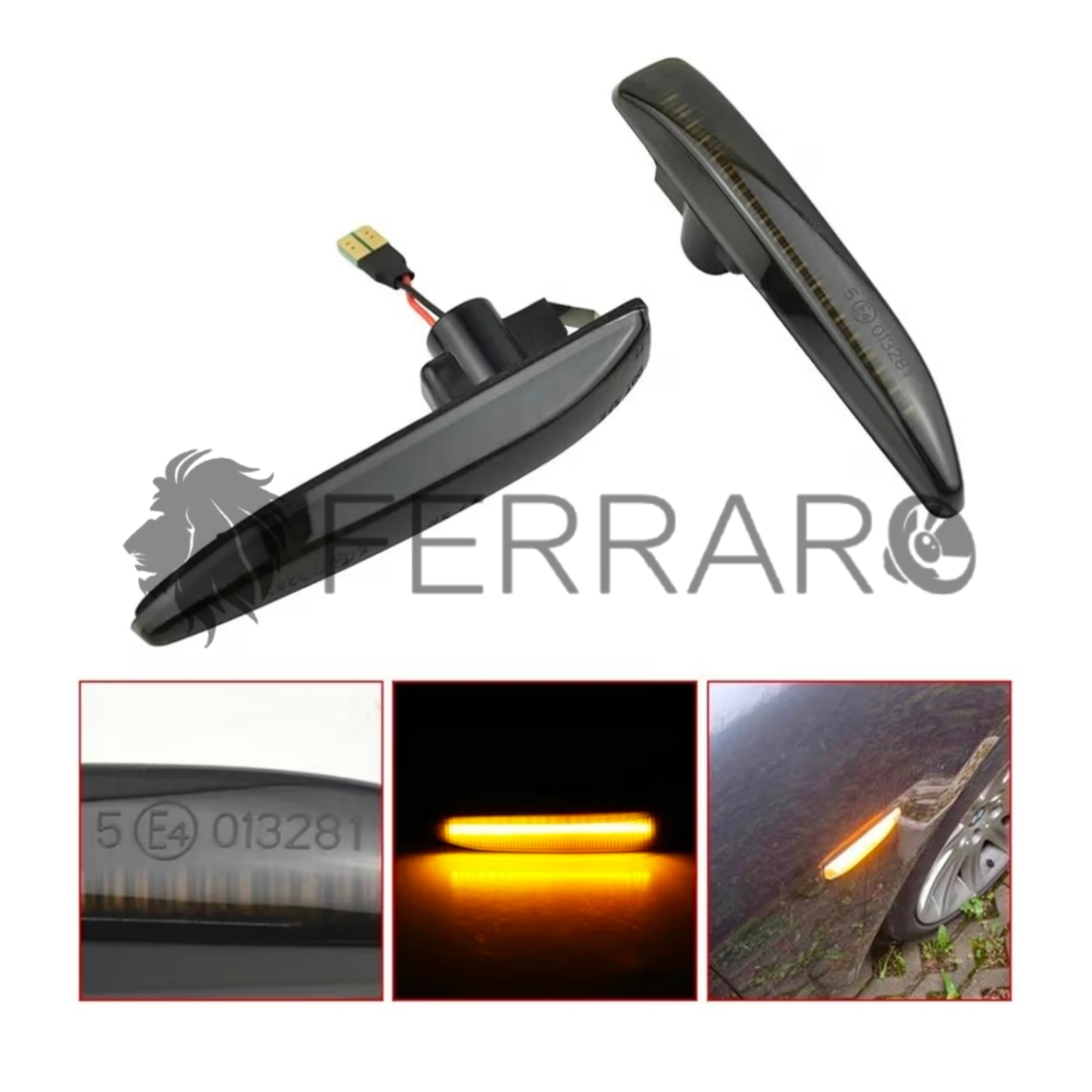 Indicatore Direzione Led per BMW Serie 7 E65, E66, E67, E68 (2001-2008), Plug and Play