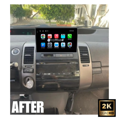 Autoradio per Toyota Prius XW20 (2003-2009) 9" 2K, Android, Bluetooth, CarPlay, Android Auto, 12/256GB Ram