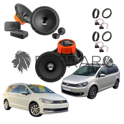 Hertz Kit 6 Casse | DSK 165.3 | DCX 165.3 | Ant/Post | VW Touran 1ª e 2ª Serie (2003-2024)