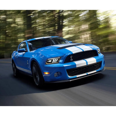 Fanali Anteriore Completo per Ford Mustang 5ª Serie (2005-2009) a LED