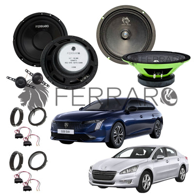 FerraroStore Kit 6 Altoparlanti | PV165.3 | ASK-165.2 | Ant/Post | Peugeot 508 1ª/2ª (2010-2024)