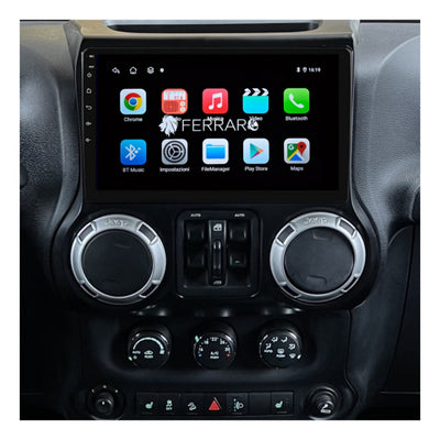 Autoradio per Jeep Wrangler 3 JK 10.1" | 2010-2018 | Android | Bluetooth | CarPlay | Android Auto | 2GB/4GB/8GB Ram