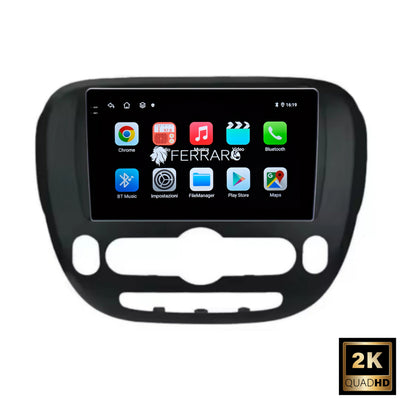 Autoradio per Kia Soul 2 PS 9" 2K | 2014-2020 | Android | Bluetooth | CarPlay | Android Auto | 12/256GB Ram