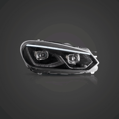 Fanali Anteriore Completo per Volkswagen Golf VI, MK6 (2008-2012) a LED