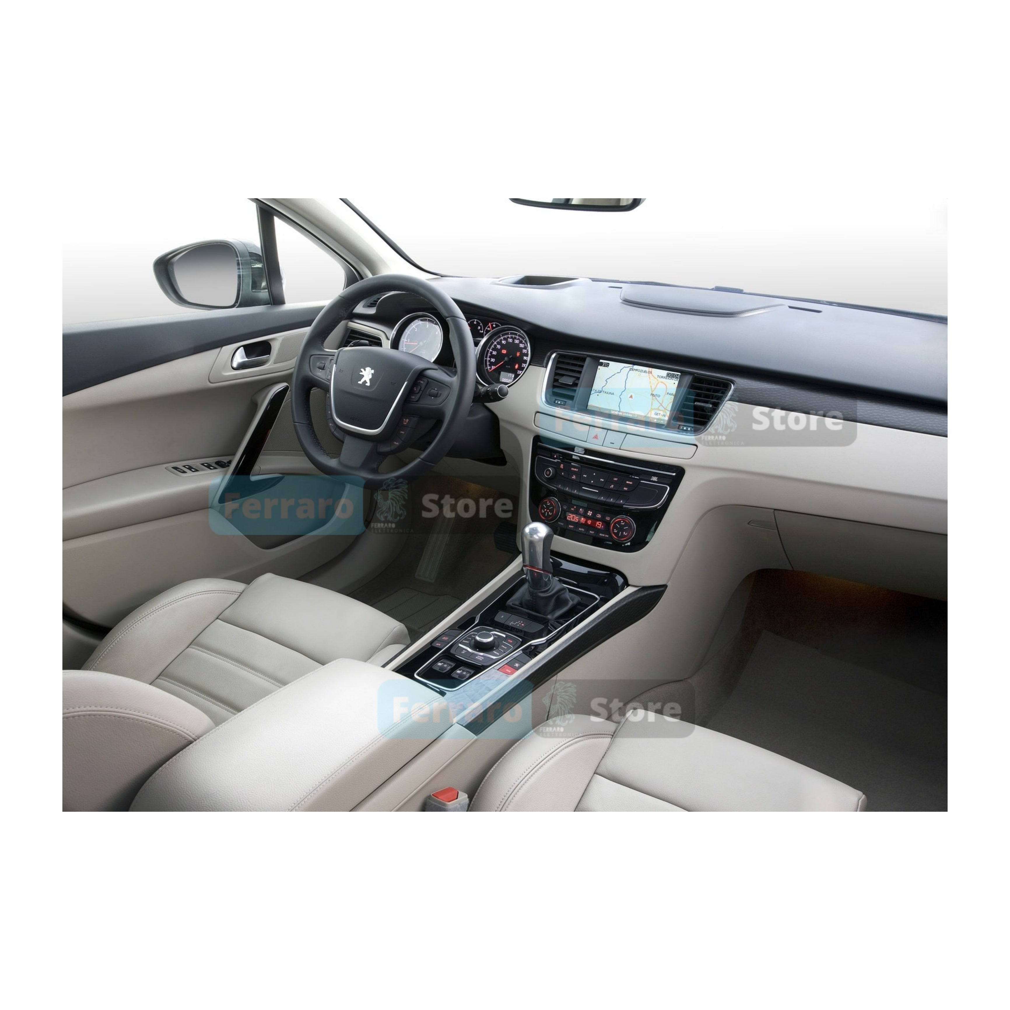 Autoradio per Peugeot 508 | 508SW 10.35" | 2011-2018 | Android | Bluetooth | CarPlay | Android Auto | 2/32GB Ram